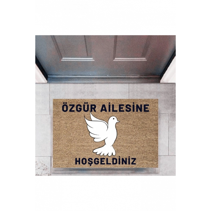 Kapı Önü Paspası Dekoratif Dijital Baskı Kişiye Özel P-2449