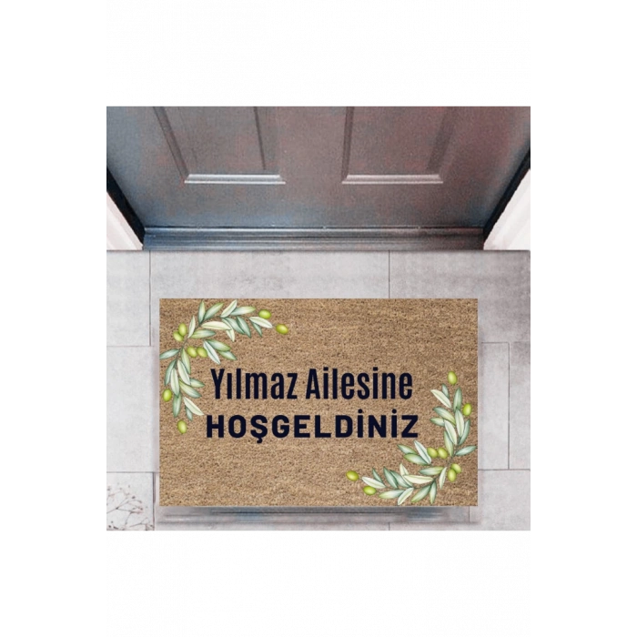 Kapı Önü Paspası Dekoratif Dijital Baskı Kişiye Özel P-2451