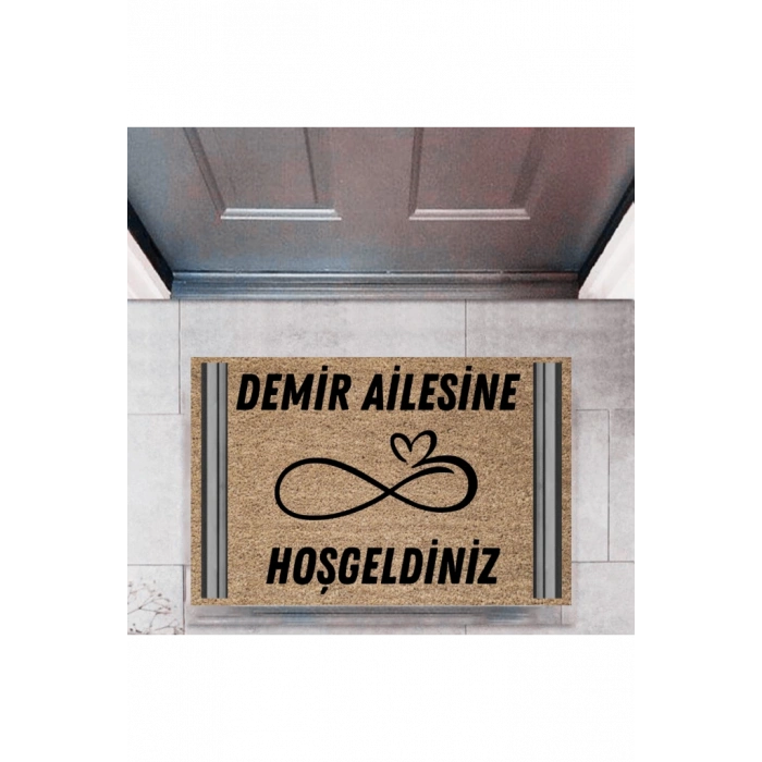 Kapı Önü Paspası Dekoratif Dijital Baskı Kişiye Özel P-2501