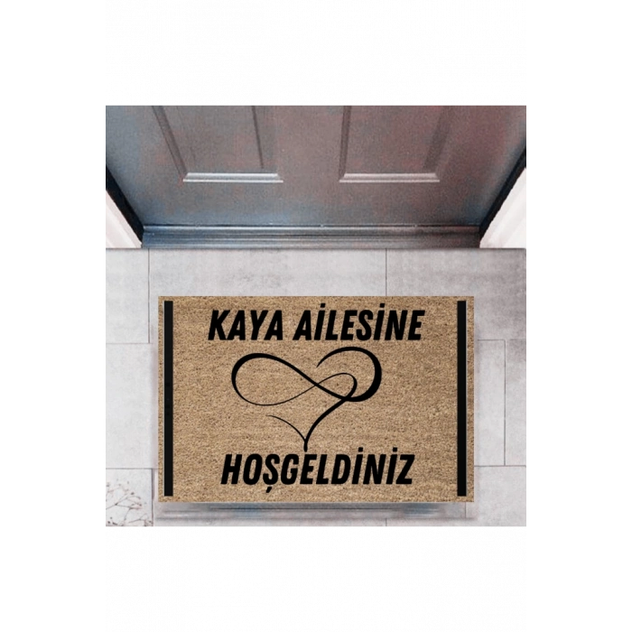 Kapı Önü Paspası Dekoratif Dijital Baskı Kişiye Özel P-2502