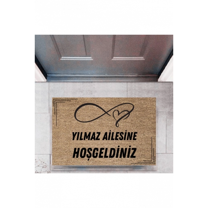 Kapı Önü Paspası Dekoratif Dijital Baskı Kişiye Özel P-2503