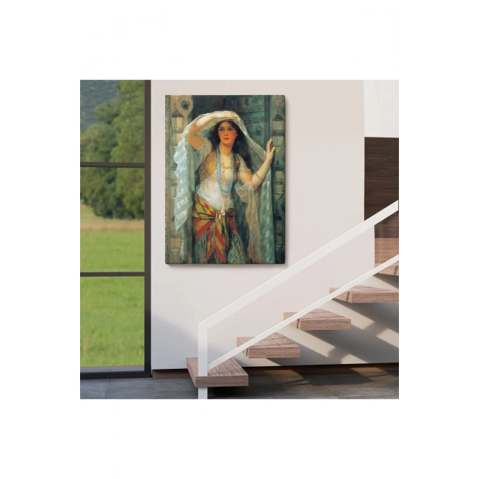 Kapıdan Bakan Cariye Tablosu - Arthur Wontner -6451