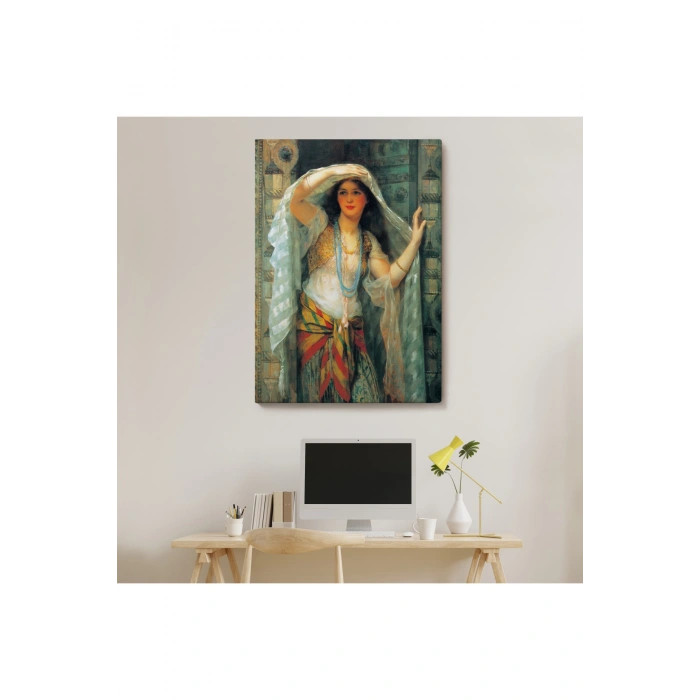 Kapıdan Bakan Cariye Tablosu - Arthur Wontner -6451