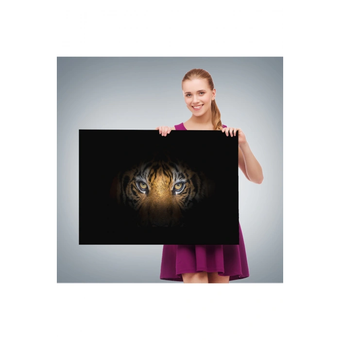 Kaplan Gözleri  Dekoratif Kanvas Tablo 1161