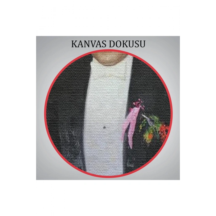 Keskin Bakışlı Atatürk Tablosu-6553