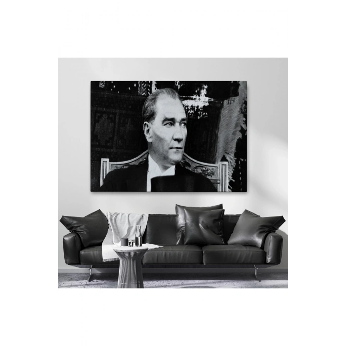 Keskin Bakışlı Atatürk Tablosu-6635