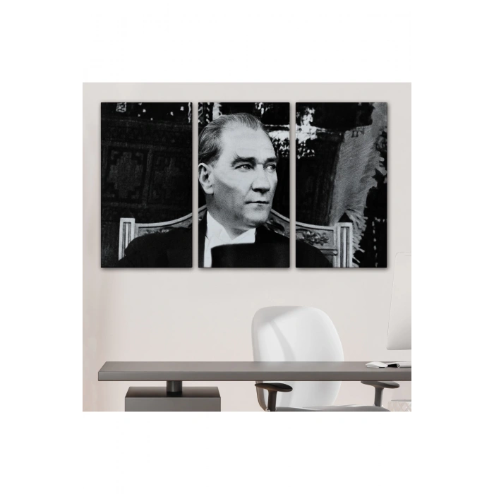 Keskin Bakışlı Atatürk Tablosu-6635