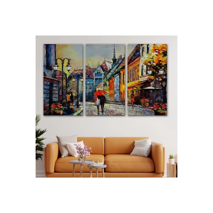 Kiev Ukrayna Sokak Manzarası Duvar Tablosu-1213
