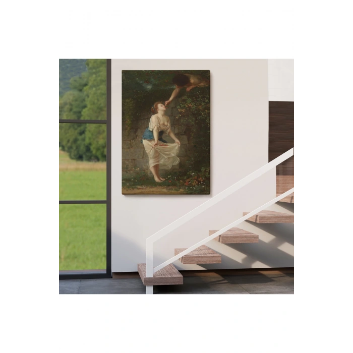 Kiraz Toplayan Sevgililer Duvar Tablosu-6255