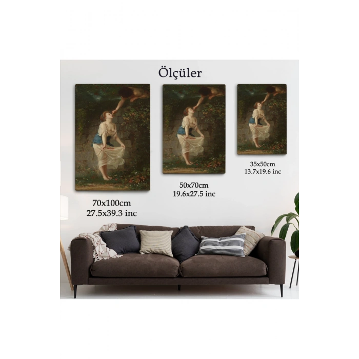 Kiraz Toplayan Sevgililer Duvar Tablosu-6255