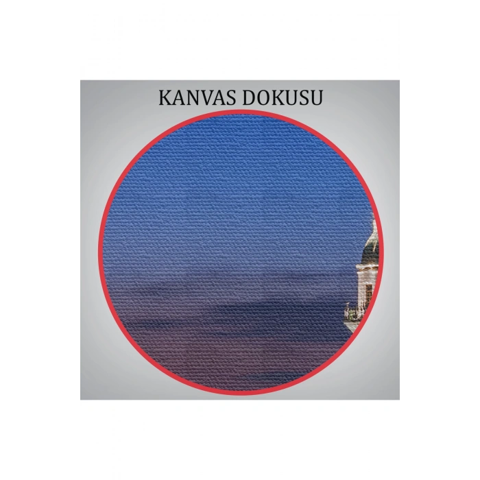 Kız Kulesi Gece Manzarası Dekoratif Kanvas Tablo-6502