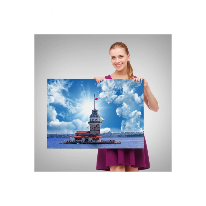 Kız Kulesi Manzarası Duvar Tablosu-6515