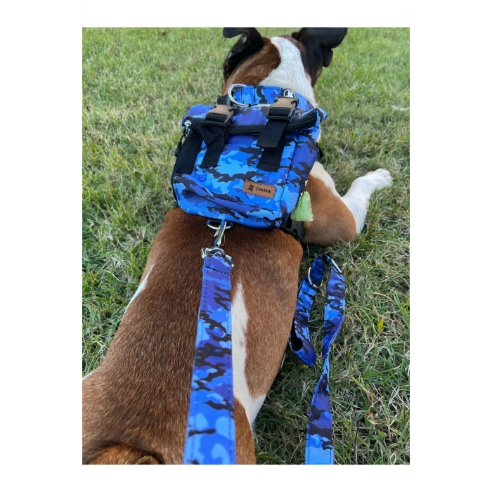 Köpek Sırt Çantası Tasma Seti