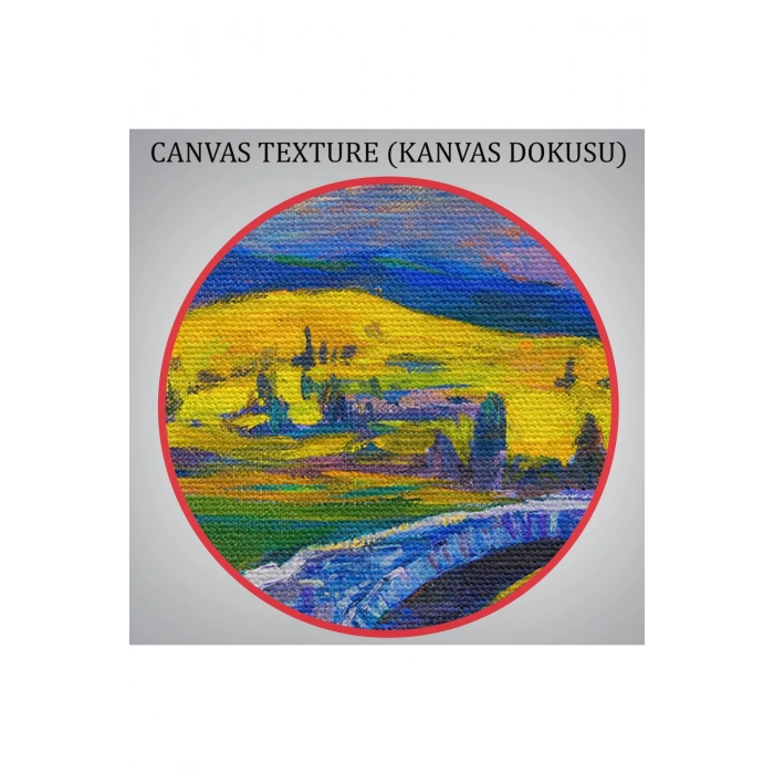 Köy Taşköprüsü Günbatımı Manzarası Duvar Tablosu-1202