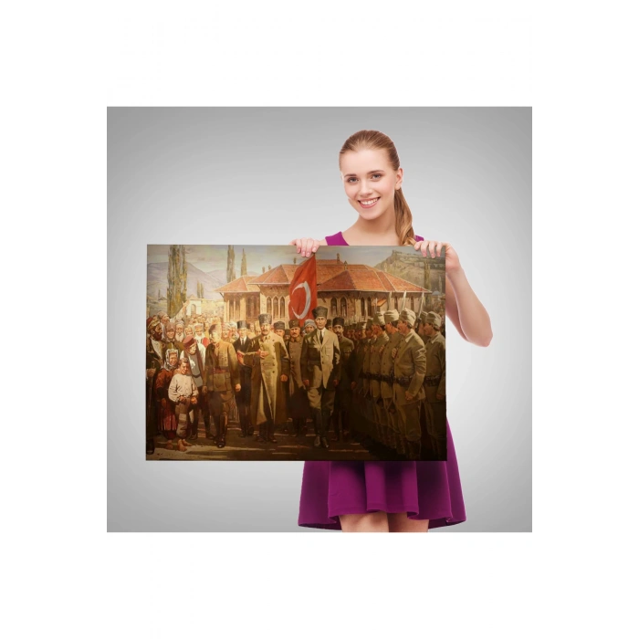 Kremlinde Stalin ve Voroshilov Tablosu - Stalin and Voroshilov in the Kremlin-6551