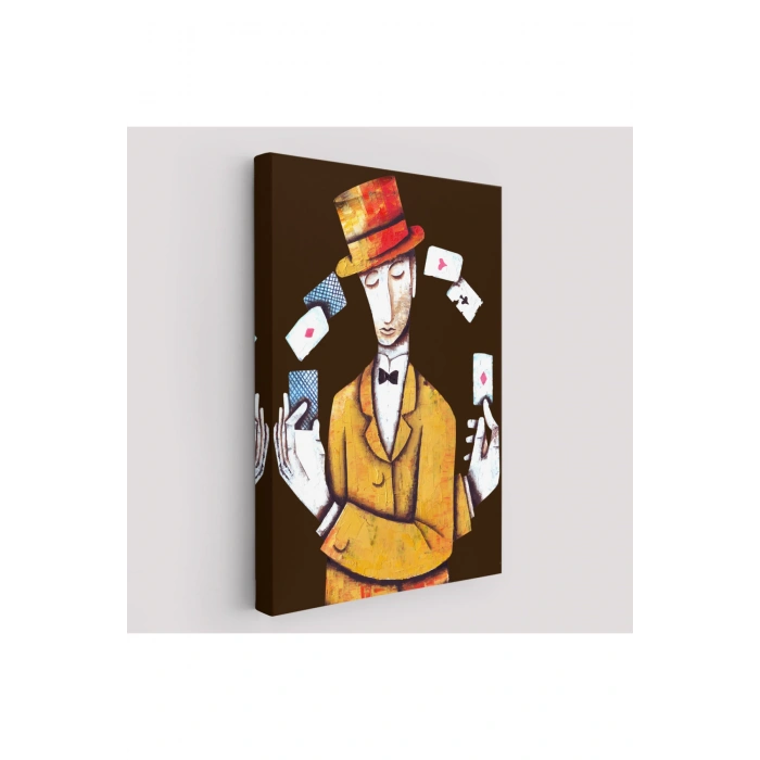 Kumarbaz Adam Dekoratif Duvar Tablosu-6443