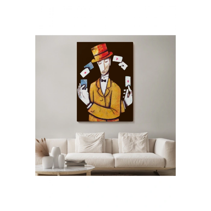 Kumarbaz Adam Dekoratif Duvar Tablosu-6443