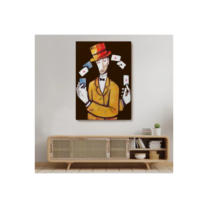 Kumarbaz Adam Dekoratif Duvar Tablosu-6443