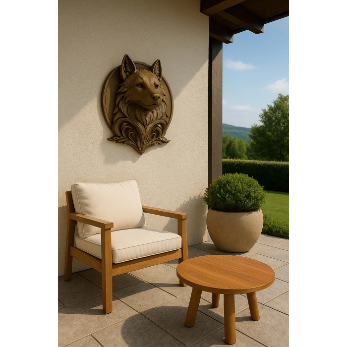 Bozkurt Duvar Dekoru 20 cm