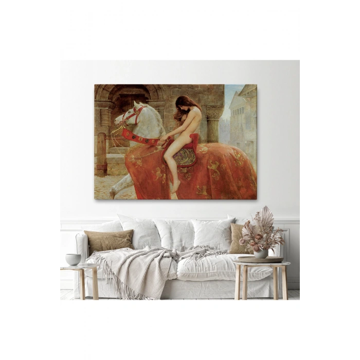 Lady Godivain John Collier Duvar Tablosu-6647