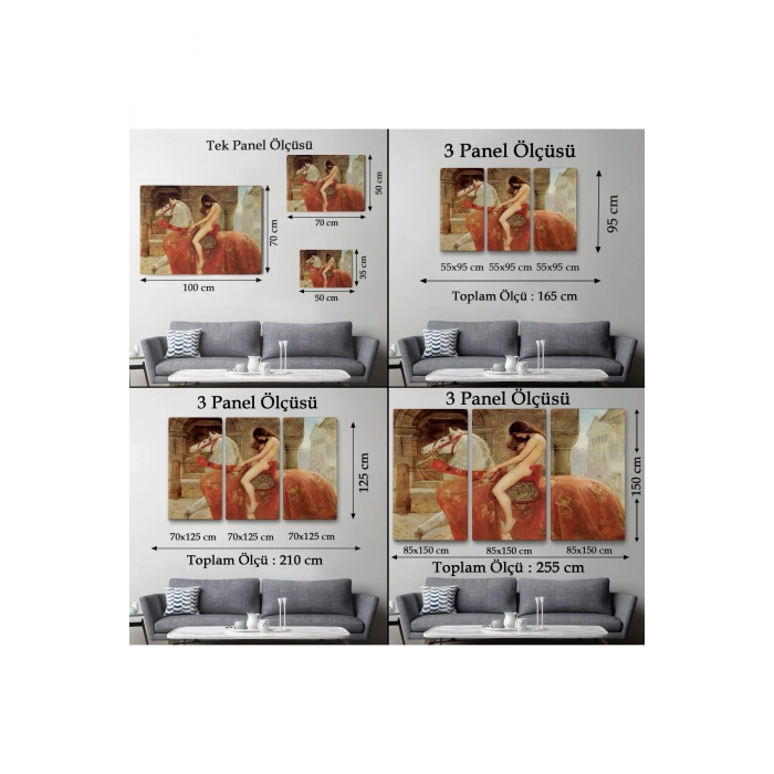 Lady Godivain John Collier Duvar Tablosu-6647