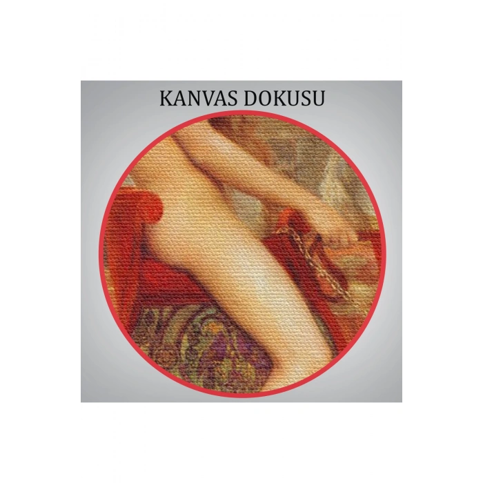 Lady Godiva Tablosu - At Üstünde Çıplak Kadın-6583