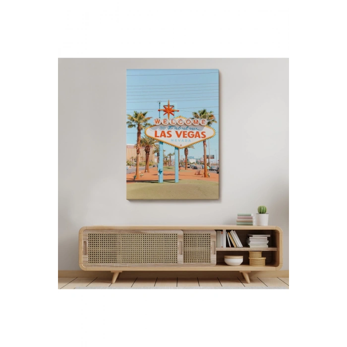 Las Vegas Nevada Ünlü Tabelası Duvar Tablosu-6294