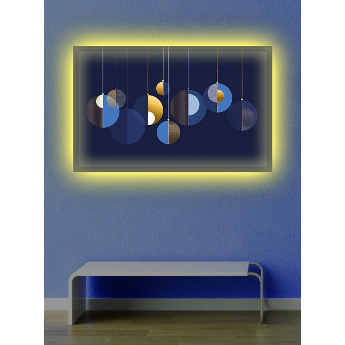 Led Işıklı 3d Dekoratif Kanvas Tablo