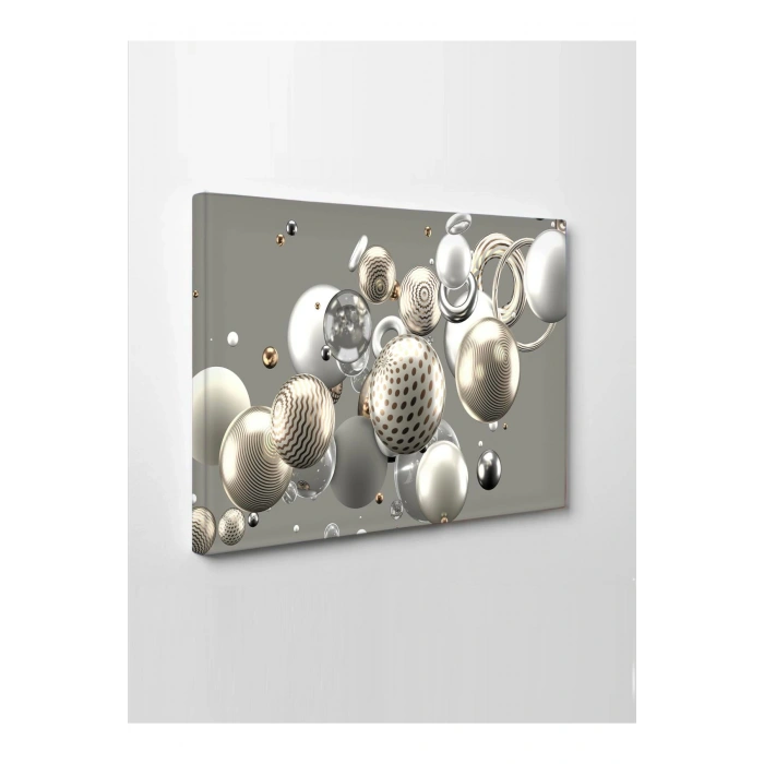 Led Işıklı 3d Dekoratif Tablo Beyaz Çiçek