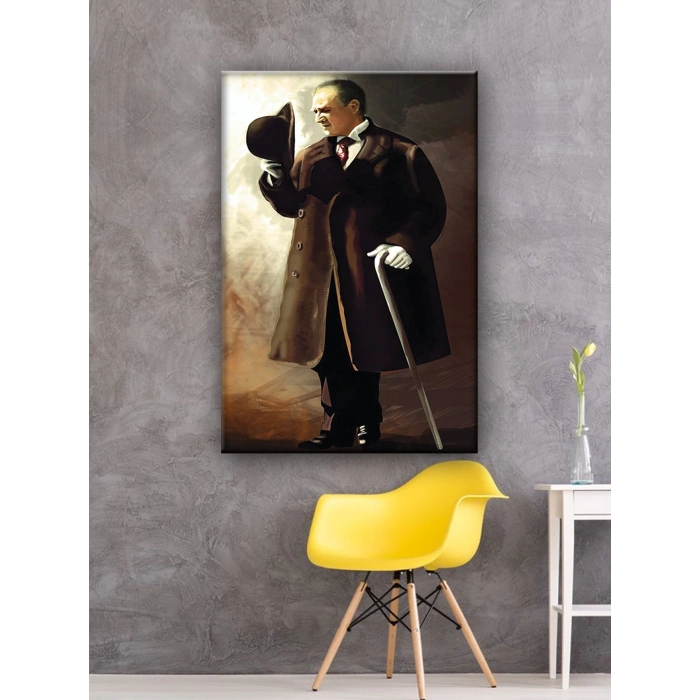 Led Işıklı Atatürk (ev,ofis tabloları)