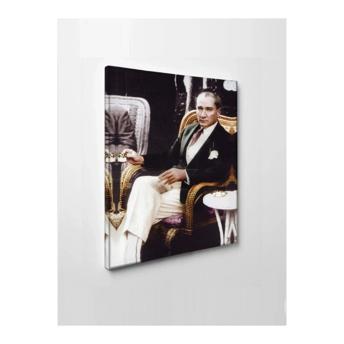 Led Işıklı Atatürk (hediyelik kanvas tablo)