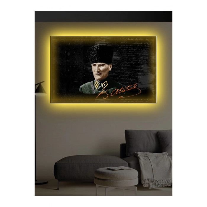 Led Işıklı Atatürk Tabloları