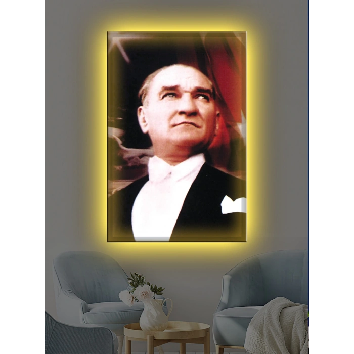Led Işıklı En Güzel Atatürk Tablosu