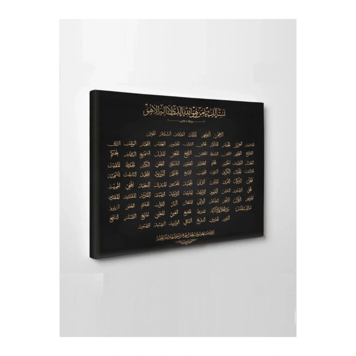 Led Işıklı Esmaül Hüsna (allahın cc. 99 ismi şerifi)