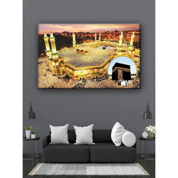 Led Işıklı kâbei muazzama Tablo