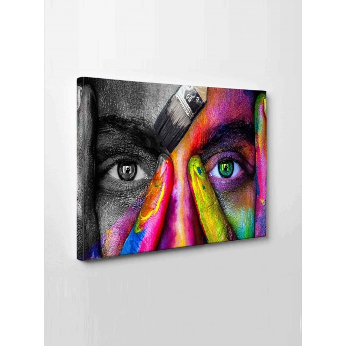 Led Işıklı Sanatsal Kanvas Tablo