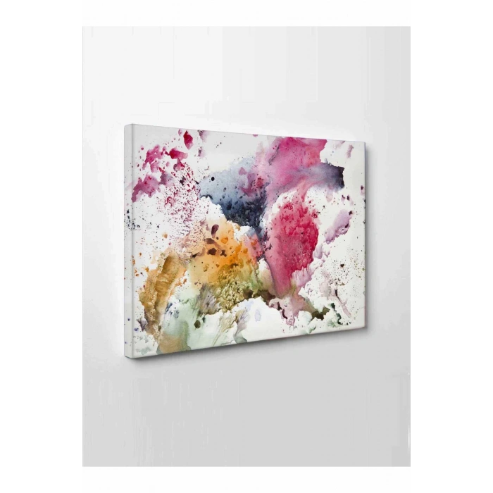 Led Işıklı Sanatsal Soyut Kanvas Tablo