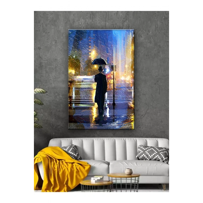 Led Işıklı Şemsiyeli Adam (Sanat sevenlere)