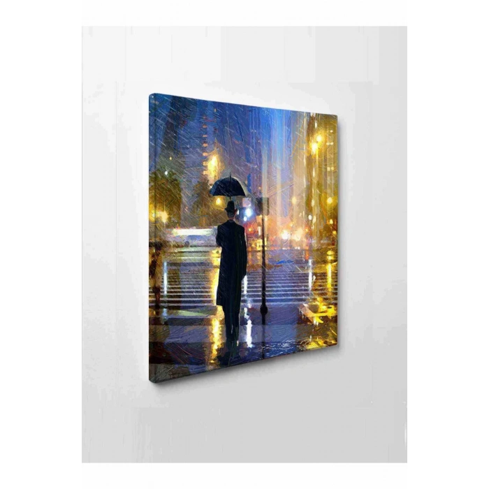 Led Işıklı Şemsiyeli Adam (Sanat sevenlere)