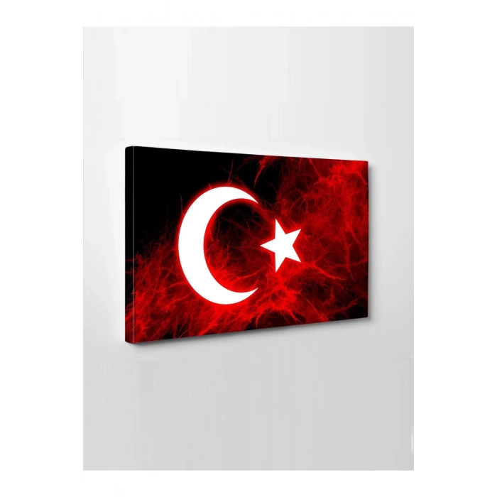 Led Işıklı Türk Bayrağı tablo (şanlı bayrağımız)