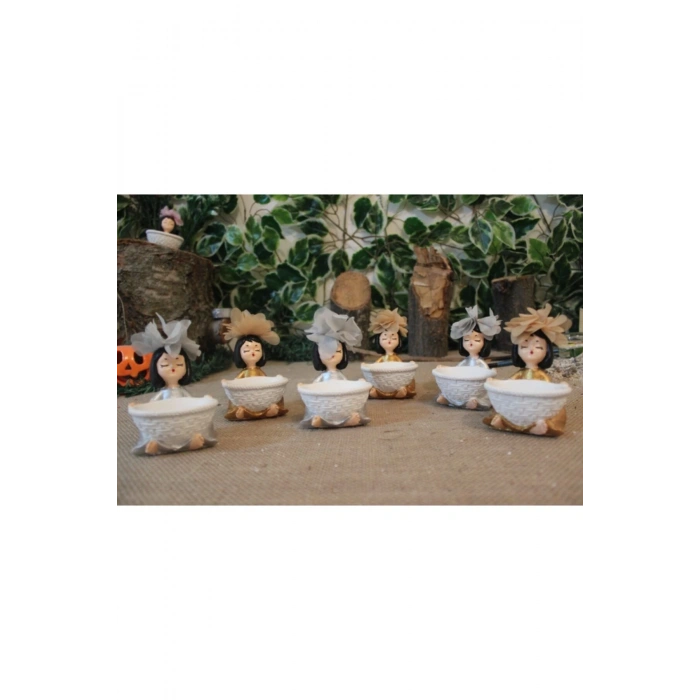 Lokumcu Kız Kahve Yanı Sunum Lokumluk 6 Lı