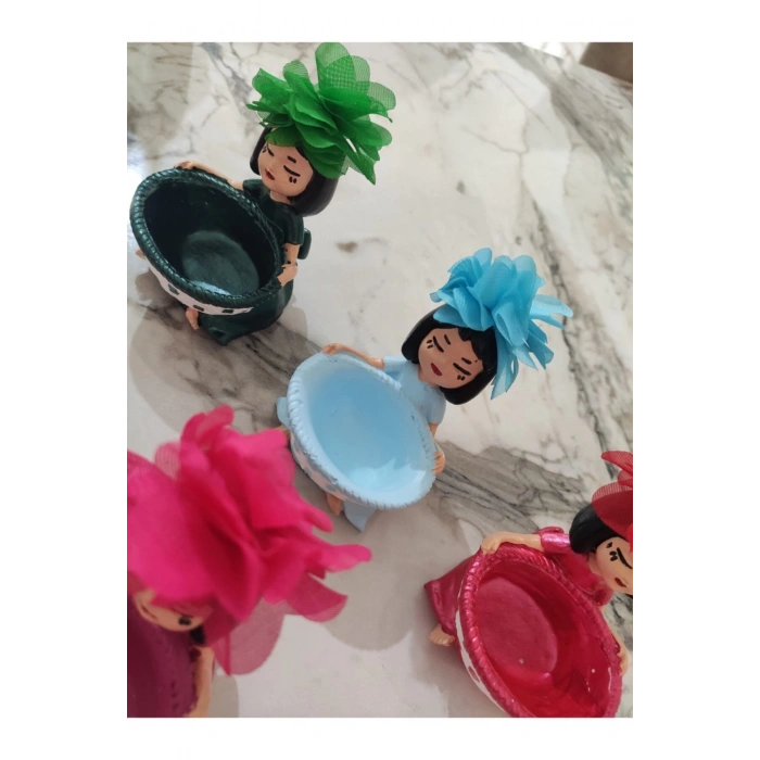 Lokumcu Kiz Kahve Yani Sunumluk Lokumluk Biblo