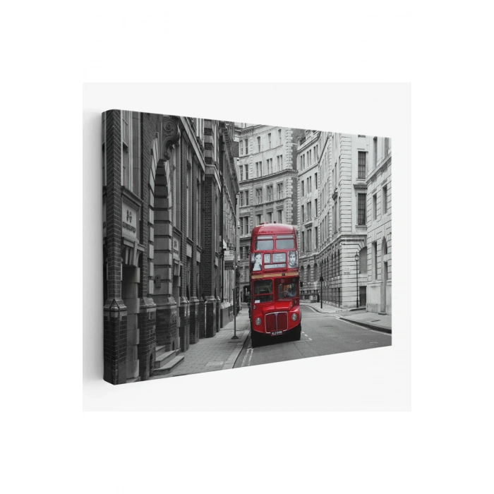 Londra Kırmızı Otobüs Tablosu-6622