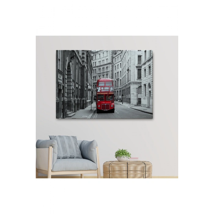Londra Kırmızı Otobüs Tablosu-6622