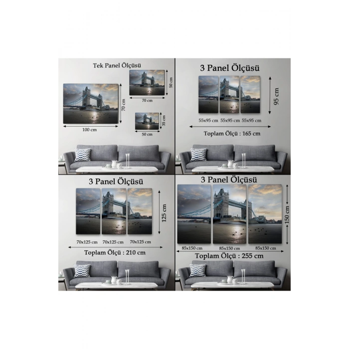 Londra Köprüsü Tablosu-6621