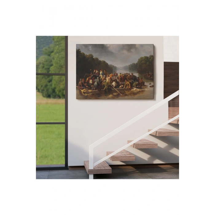 Marion Peedeeyi Geçiyor Tablosu - William Tylee Ranney-6544