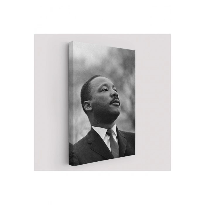 Martin Luther King Dekoratif Kanvas Duvar Tablosu-6374