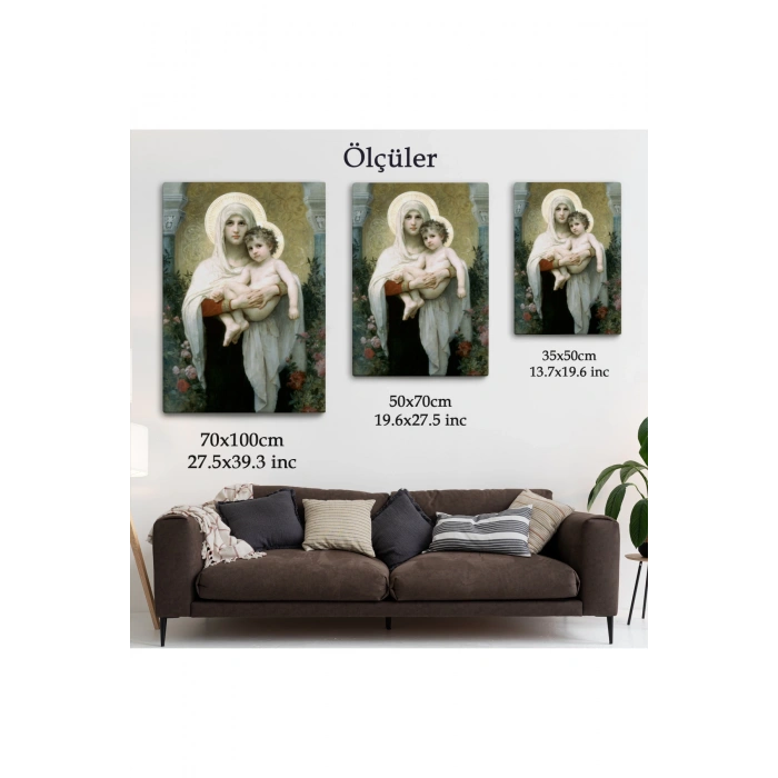 Meryem ve Oğlu İsa Tablo - Jesus Christ -6438