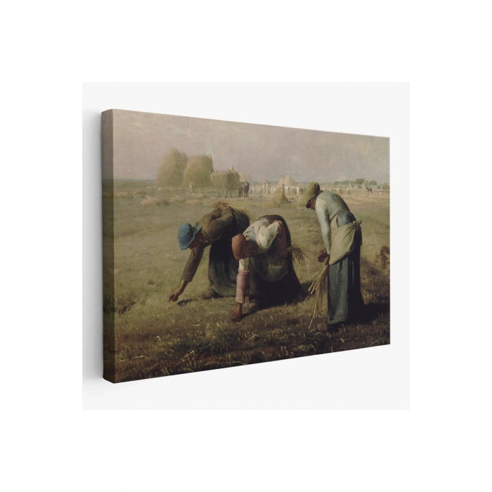 Millet Darı Toplayıcı Kadınlar Tablosu - Jean-François - French-6652