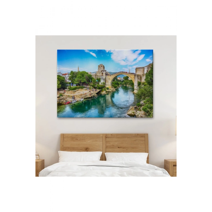 Mostar Köprüsü Kanvas Duvar Tablosu-1115